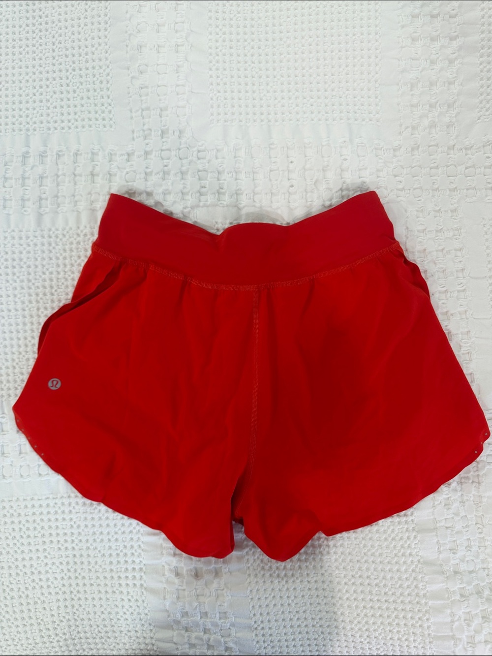 lululemon athletica Bright orange Red Women's Fast Free Running Shorts